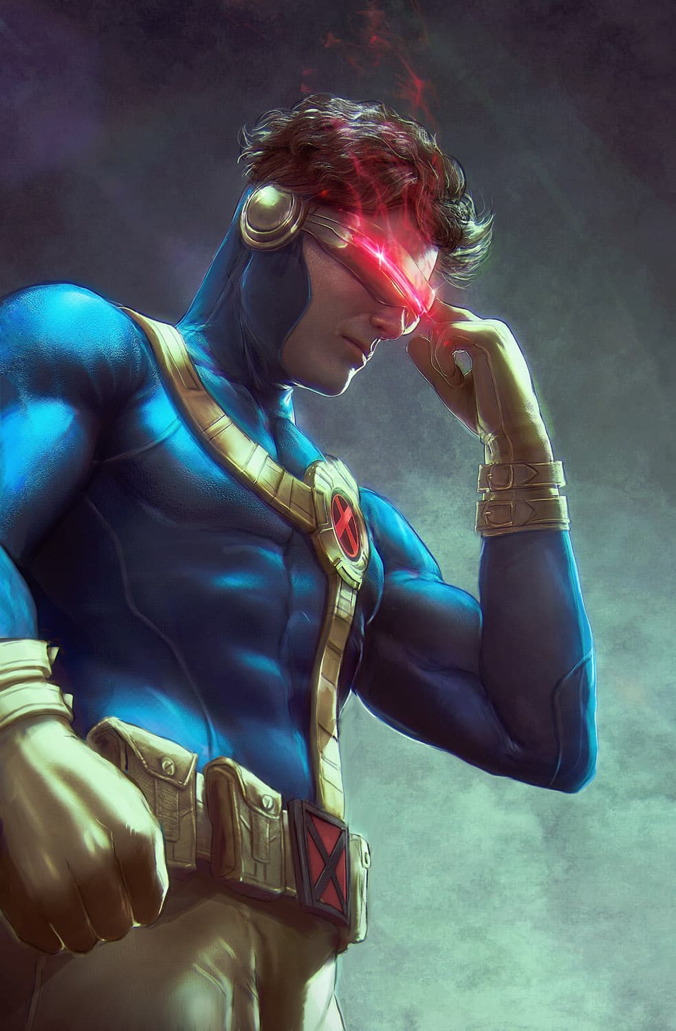 x-men scott cyclop Portuguese illustrator Tiago da Silva